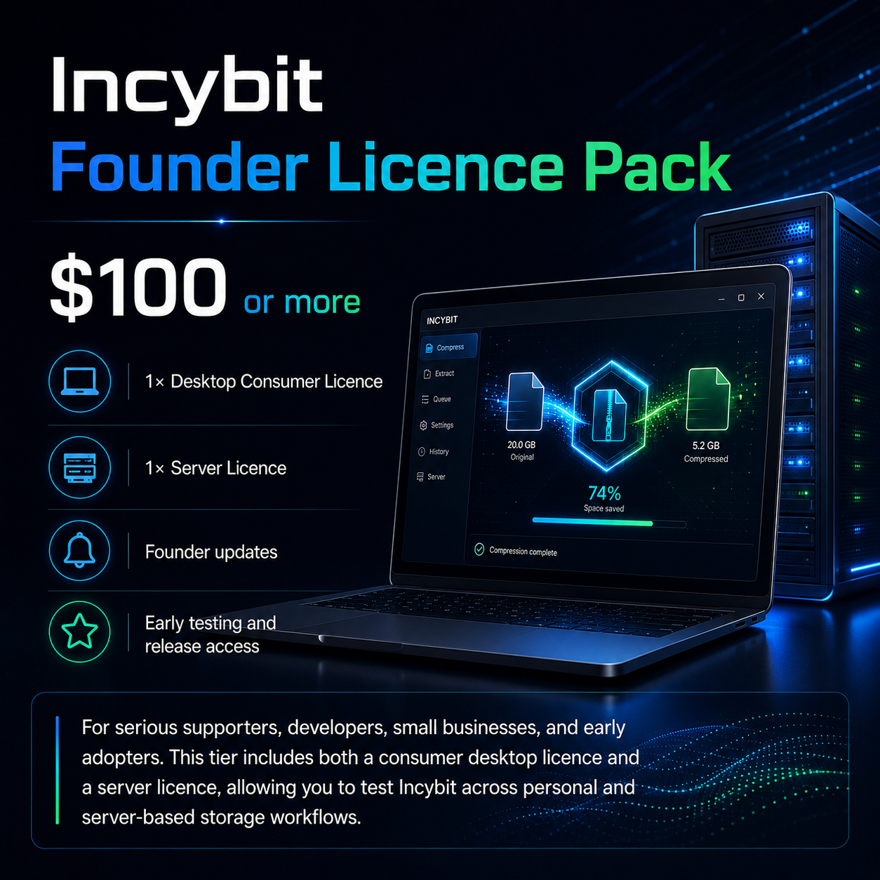 Incybit Founder Licence Pack